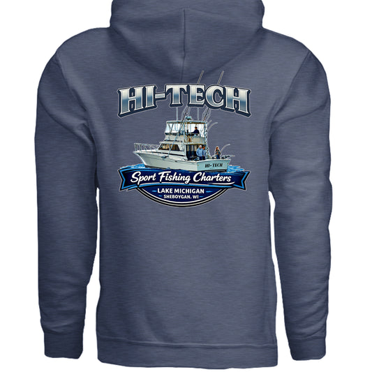 Heather Sport Dark Navy - G185 - BACK