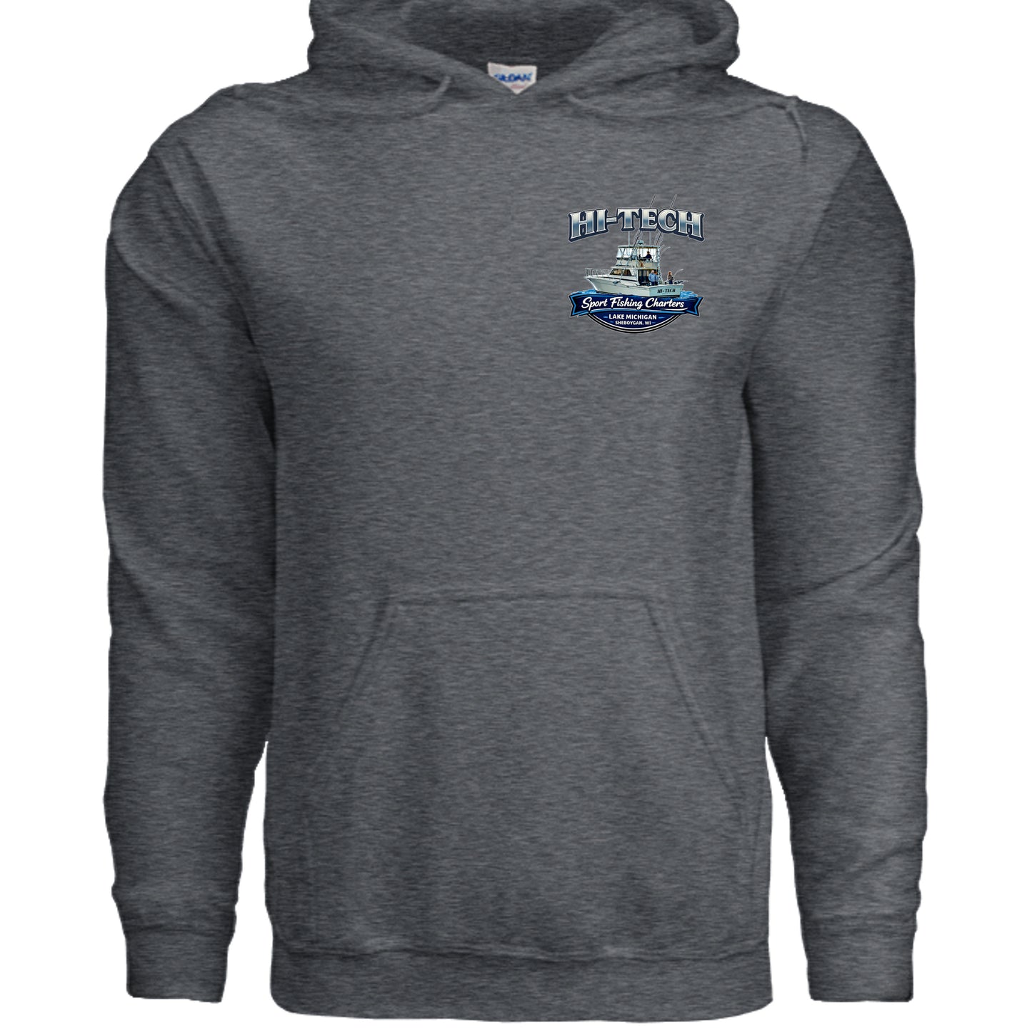 DARK HEATHER - G185 - FRONT