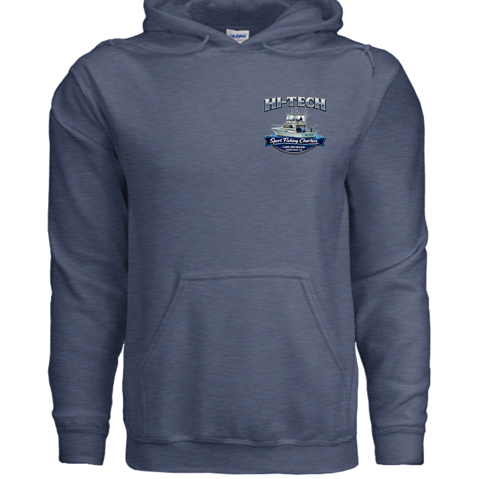 Heather Sport Dark Navy - G185 - FRONT